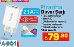 PİRANHA DUVAR ŞARJI